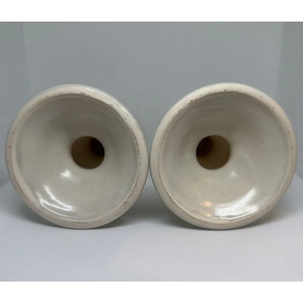 Vintage Pfaltzgraff Heirloom Stoneware Candlestick Holders 5